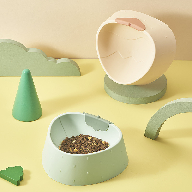 Bát Ăn Uống Nhựa Cao Cấp Cho Chó Mèo, Hình Dáng Trái Cây Đáng Yêu Đủ Màu Hiha Pets