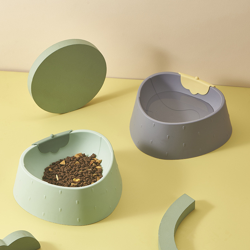 Bát Ăn Uống Nhựa Cao Cấp Cho Chó Mèo, Hình Dáng Trái Cây Đáng Yêu Đủ Màu Hiha Pets