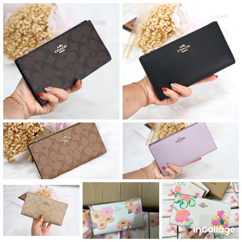 💥Ví Coach Slim Zip (Giá Tốt)💥Rẻ vô địch
