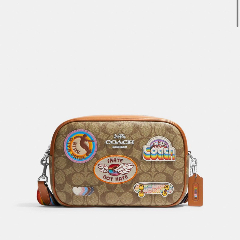 📛RẺ VÔ ĐỊCH📛TÚI C JAMIE CAMERA BAG HOẠ TIẾT MỚI NỮ ĐEO CHÉO