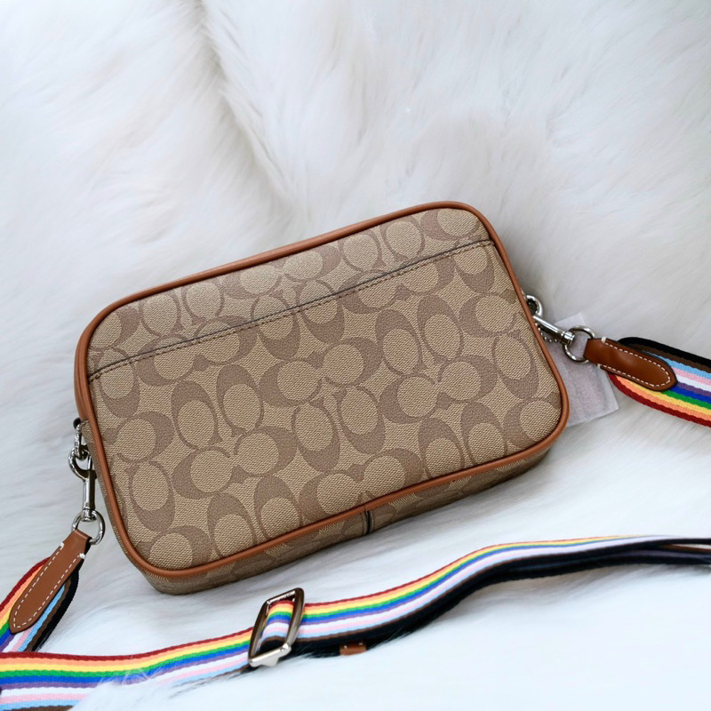 📛RẺ VÔ ĐỊCH📛TÚI C JAMIE CAMERA BAG HOẠ TIẾT MỚI NỮ ĐEO CHÉO