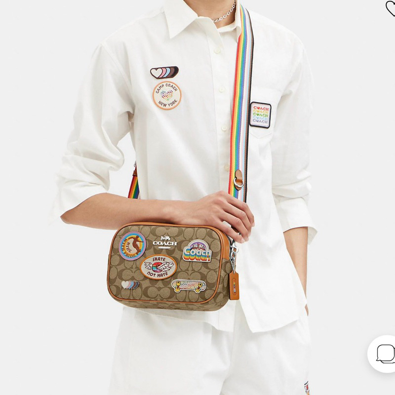 📛RẺ VÔ ĐỊCH📛TÚI C JAMIE CAMERA BAG HOẠ TIẾT MỚI NỮ ĐEO CHÉO