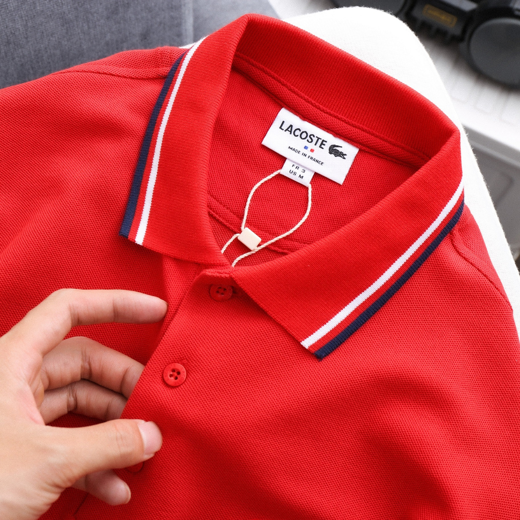 Áo polo nam cổ bẻ xuất dư vải pique không nhăn , form suông không ôm , bigsize 100kg   - 3bros