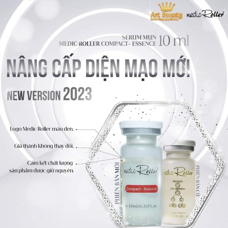Serum Mụn Medic Roller Thụy Sĩ 10ml