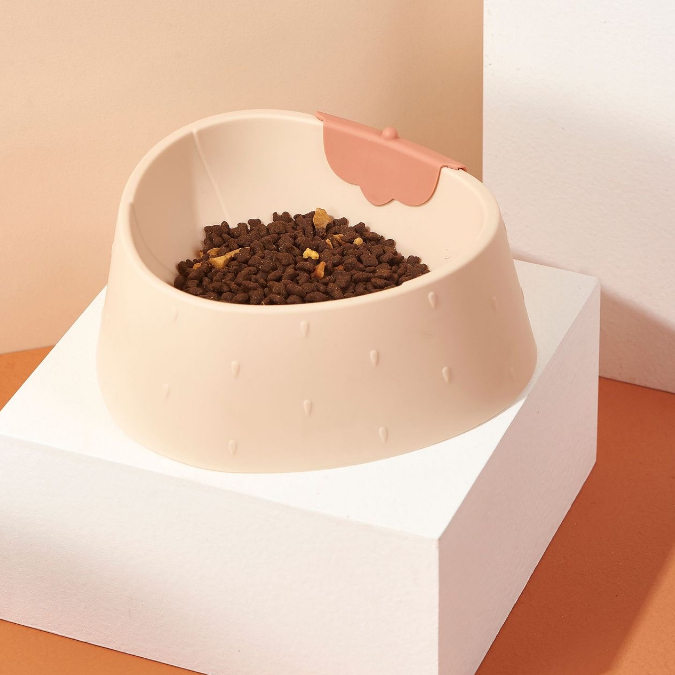 Bát Ăn Uống Nhựa Cao Cấp Cho Chó Mèo, Hình Dáng Trái Cây Đáng Yêu Đủ Màu Hiha Pets