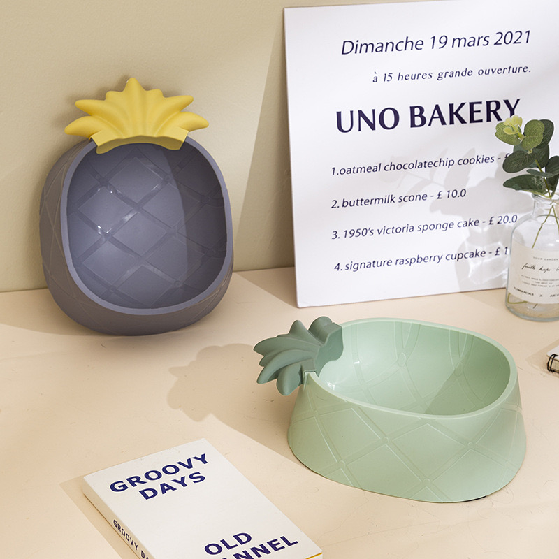 Bát Ăn Uống Nhựa Cao Cấp Cho Chó Mèo, Hình Dáng Trái Cây Đáng Yêu Đủ Màu Hiha Pets