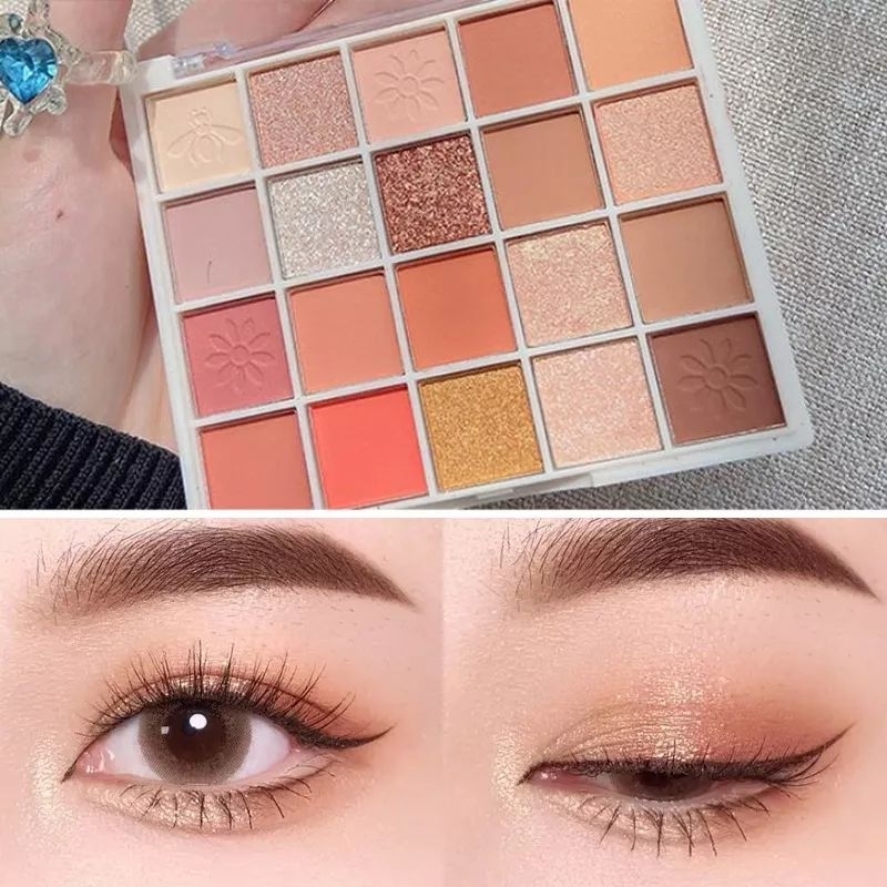 Bảng Phấn Mắt Mèo 18 Ô , Gấu 20 Ô Hàng Cao Cấp Nội Địa Trung