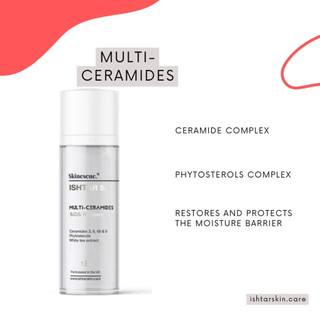 Sửa chữa khỏe da Ishtar SK Multi-Ceramides 30 ml kem dưỡng ẩm [BAO BÌ MỚI]