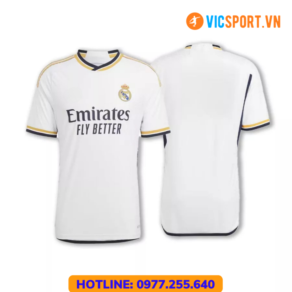 Quần Áo Bóng Đá CLB REAL MADRID 22-23 - Hàng Thái Lan - Vải Mè Cao Cấp - Vicsport