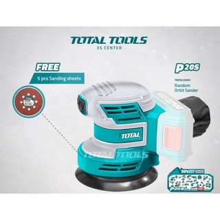Máy đánh nhám tròn dùng pin 20v total trosli2001