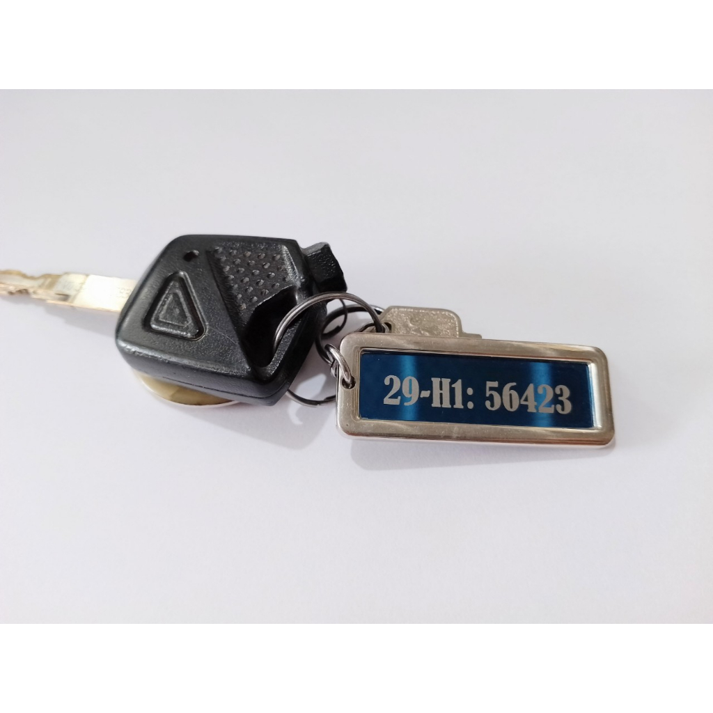 Móc Khóa Khắc Tên, Số Điện Thoại, Thương Hiệu Công Ty kích thước 2*5cm