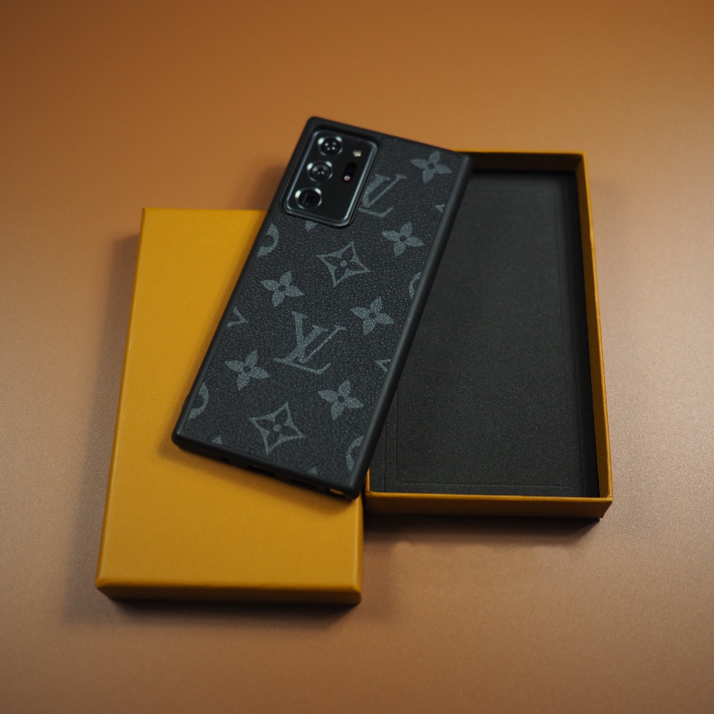 Ốp da L ..V cao cấp lót nhung Samsung S21ultra, S22ultra, S23ultra, note10plus,note20ultra