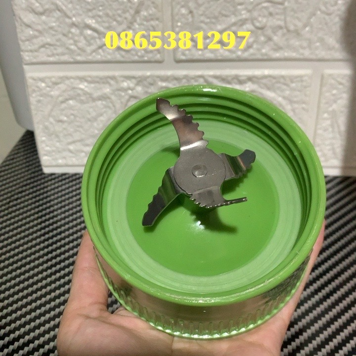 Combo dao 4 và cối nhựa chống vỡ máy xay sunhouse, Kim cương bbh