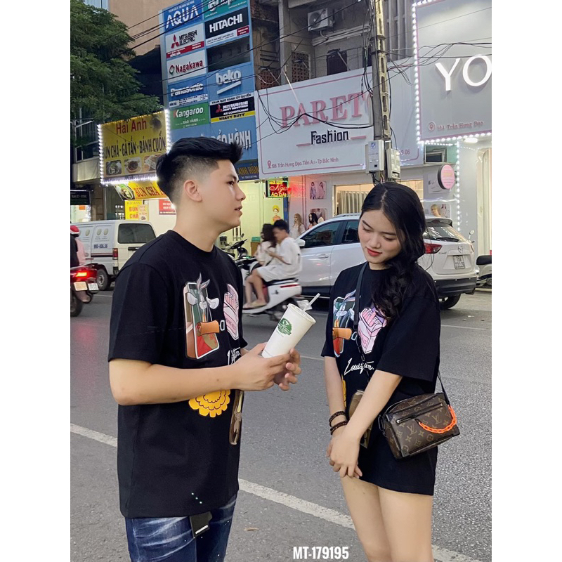 Phông lunvuitton phiên bản sầu hàng scap chất vải cotton lạnh hót nhất mùa hè 2023.