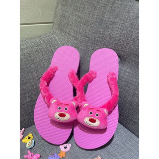 dép kẹp lông  hình gấu dễ thương hot style .hàng luôn có sẵn nha các bạn