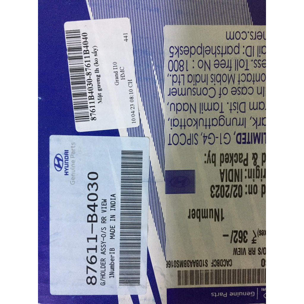 Mặt gương Grand I10