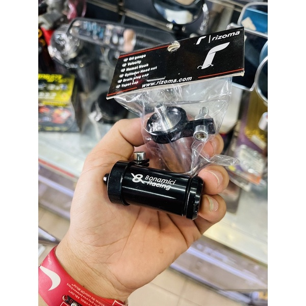 Bình Dầu Bít Trụ Nhôm CNC Gắn Cho Các Dòng Xe Bình Dầu Rời