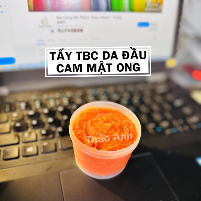 TẨY TẾ BÀO CHẾT DETOX DA ĐẦU CAM MẬT ONG
