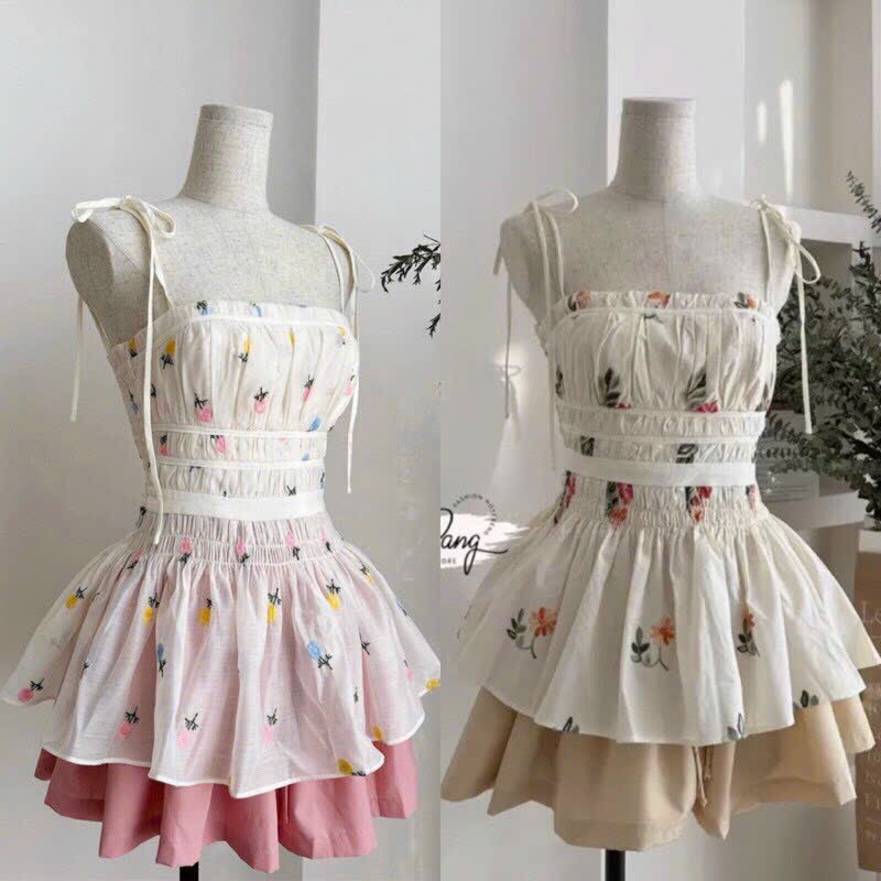 Set 2s babydoll bigsize_saigon(60-90kg)