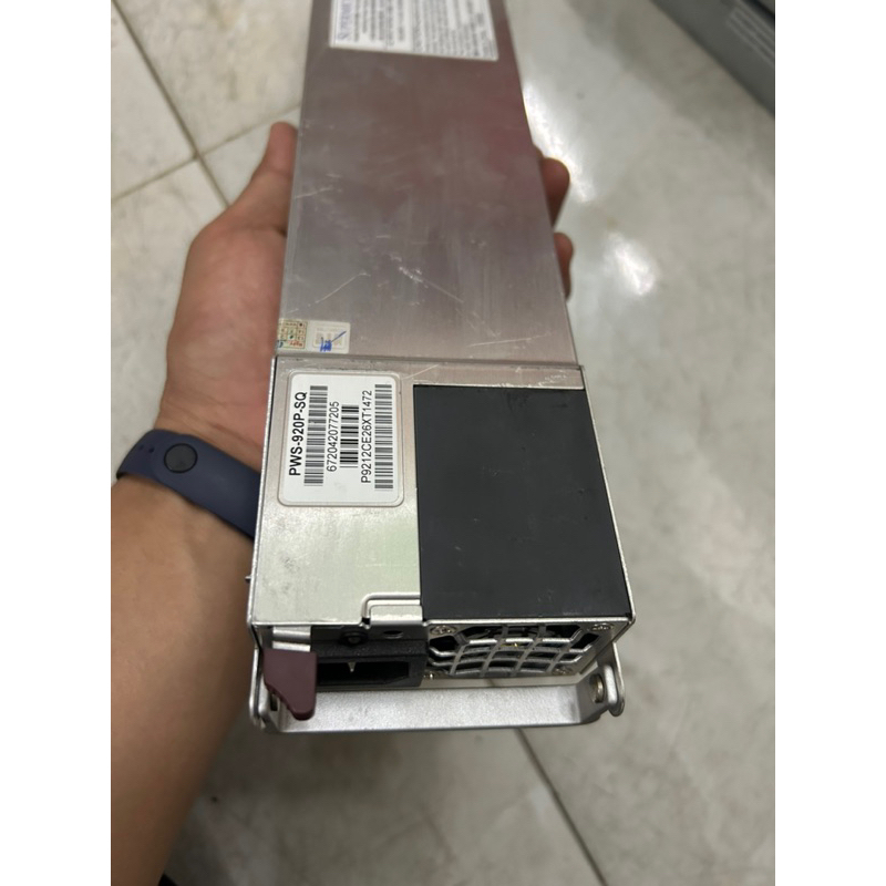 Nguồn server 920w 12v 75A, Supermicro PWS-920P-SQ 80plus đã kích