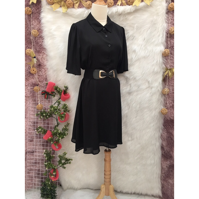 Váy Đầm Voan Hàn Quốc 2 hand-hiệu RIRLnCO- Size M