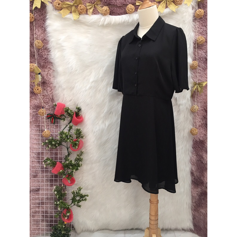 Váy Đầm Voan Hàn Quốc 2 hand-hiệu RIRLnCO- Size M