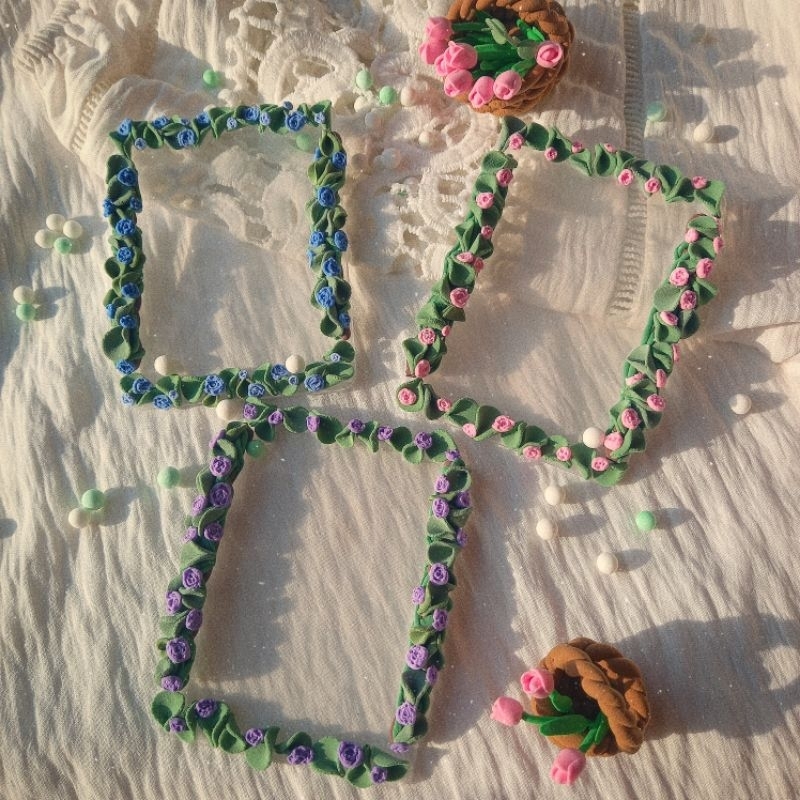 TOPLOADER DECOR ĐẤT SÉT RABBIT topdeco thỏ trắng hoa hồng đáng yêu