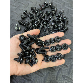 Ptitanium ốc titan gr5 màu đen gắn dàn áo ốc đĩa
