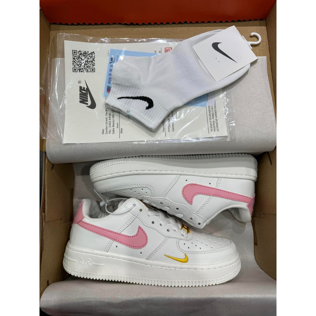 Giày thể thao_nike af1 vệt hồng nữ ,Giày Air Force 1 07 Essential Rust Pink Hàng Cao Cấp