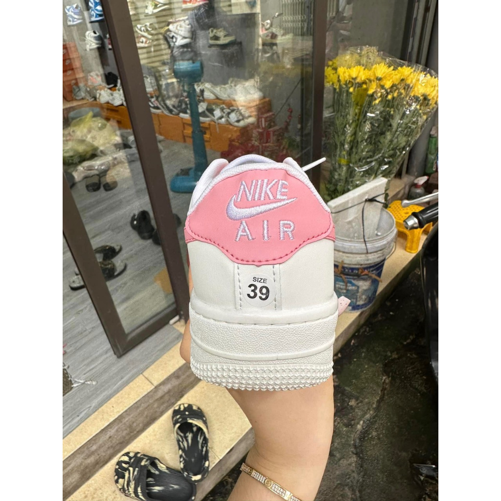 Giày thể thao_nike af1 vệt hồng nữ ,Giày Air Force 1 07 Essential Rust Pink Hàng Cao Cấp
