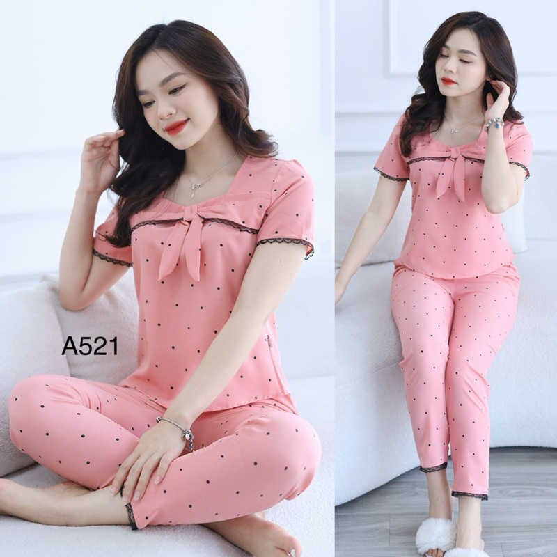 Đồ bộ pyjama nữ tay dài