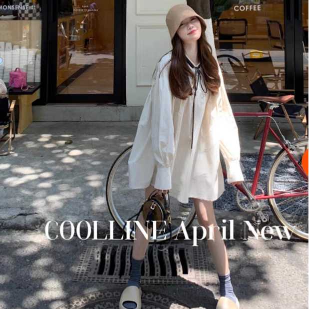 Váy Baby Doll Tay Bồng Coolline Tang Trĩ Chất Cotton Mềm Mại