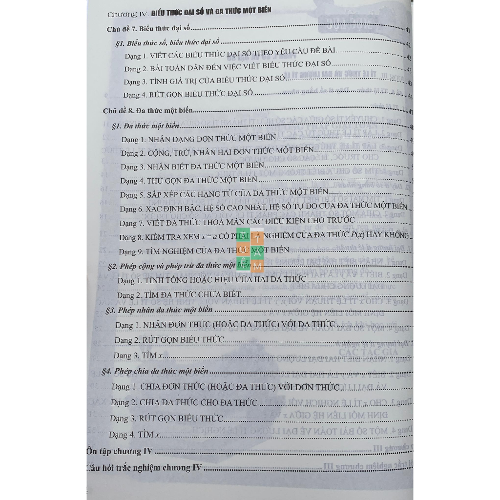 Sách - Các dạng toán và phương pháp giải Toán 7