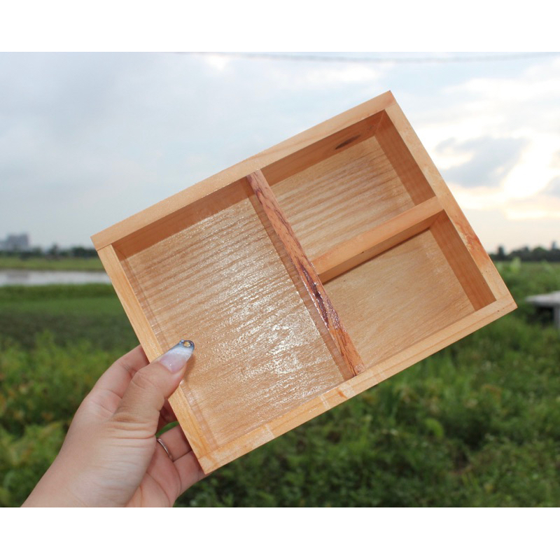 Khay gỗ đựng phấn và khăn lau bảng, khay đa năng hàng chuẩn