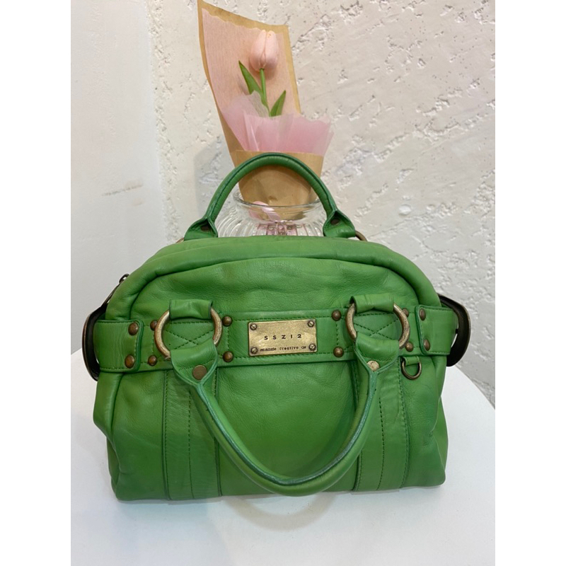 Túi si da thật xanh da mềm