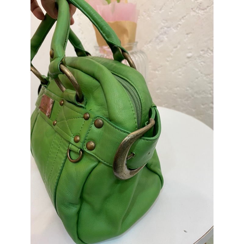 Túi si da thật xanh da mềm