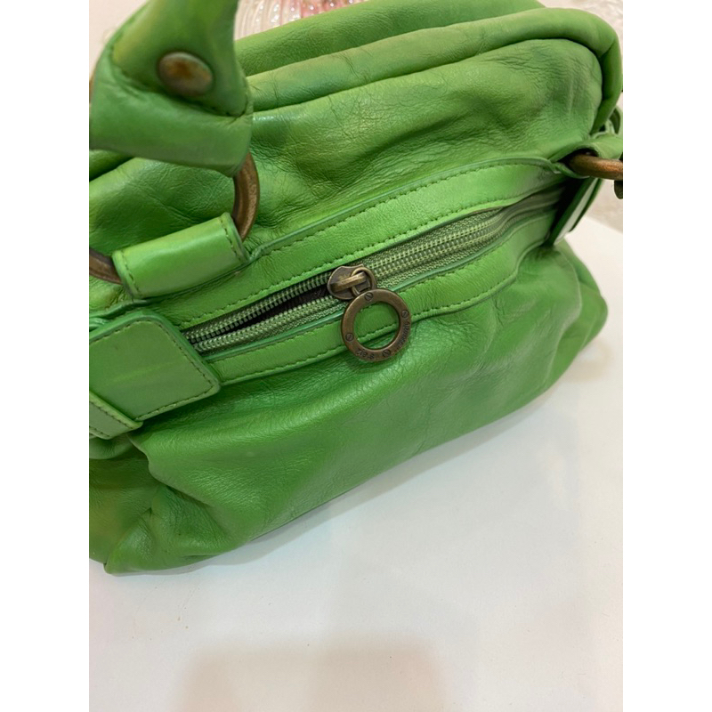 Túi si da thật xanh da mềm