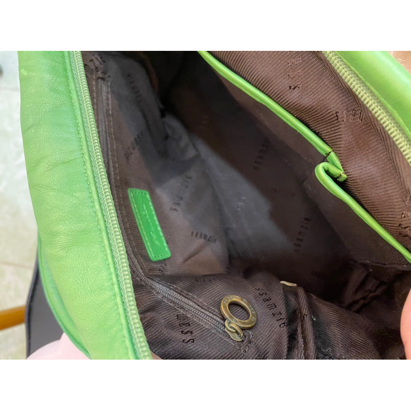 Túi si da thật xanh da mềm