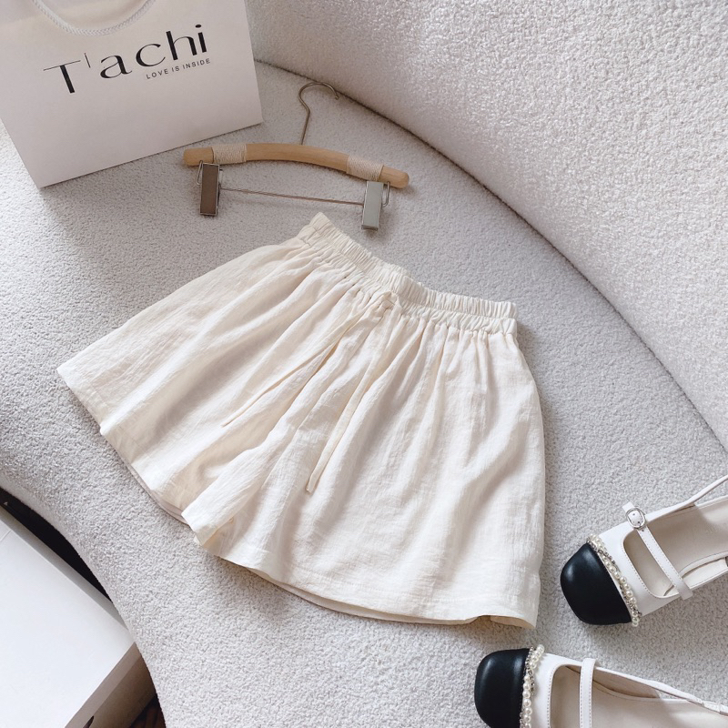 SET ÁO TRỄ VAI BÈO TAY BOCHUN + SHORT