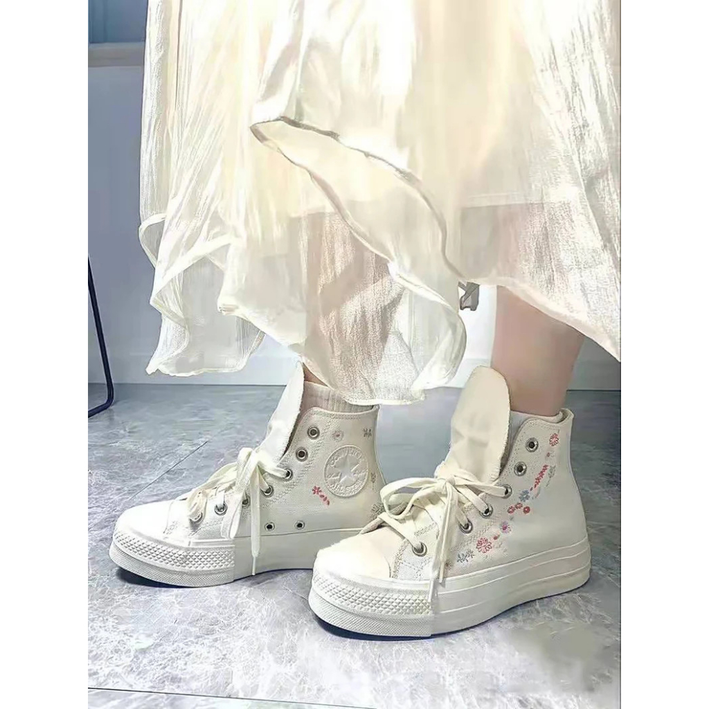 Giày Sneaker converse Chuck Taylor All Star Embroidered Floral High Top