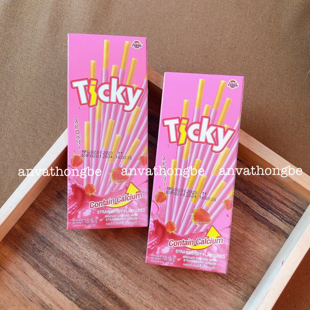 Bánh que Ticky Thái Lan đủ vị  - Ăn vặt Hồng Bé
