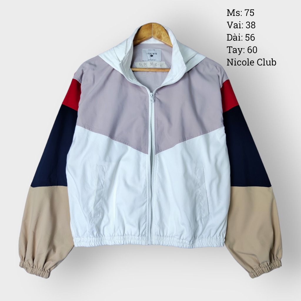 Áo khoác gió secondhand - Windbreaker jacket 2nd  - loại 1