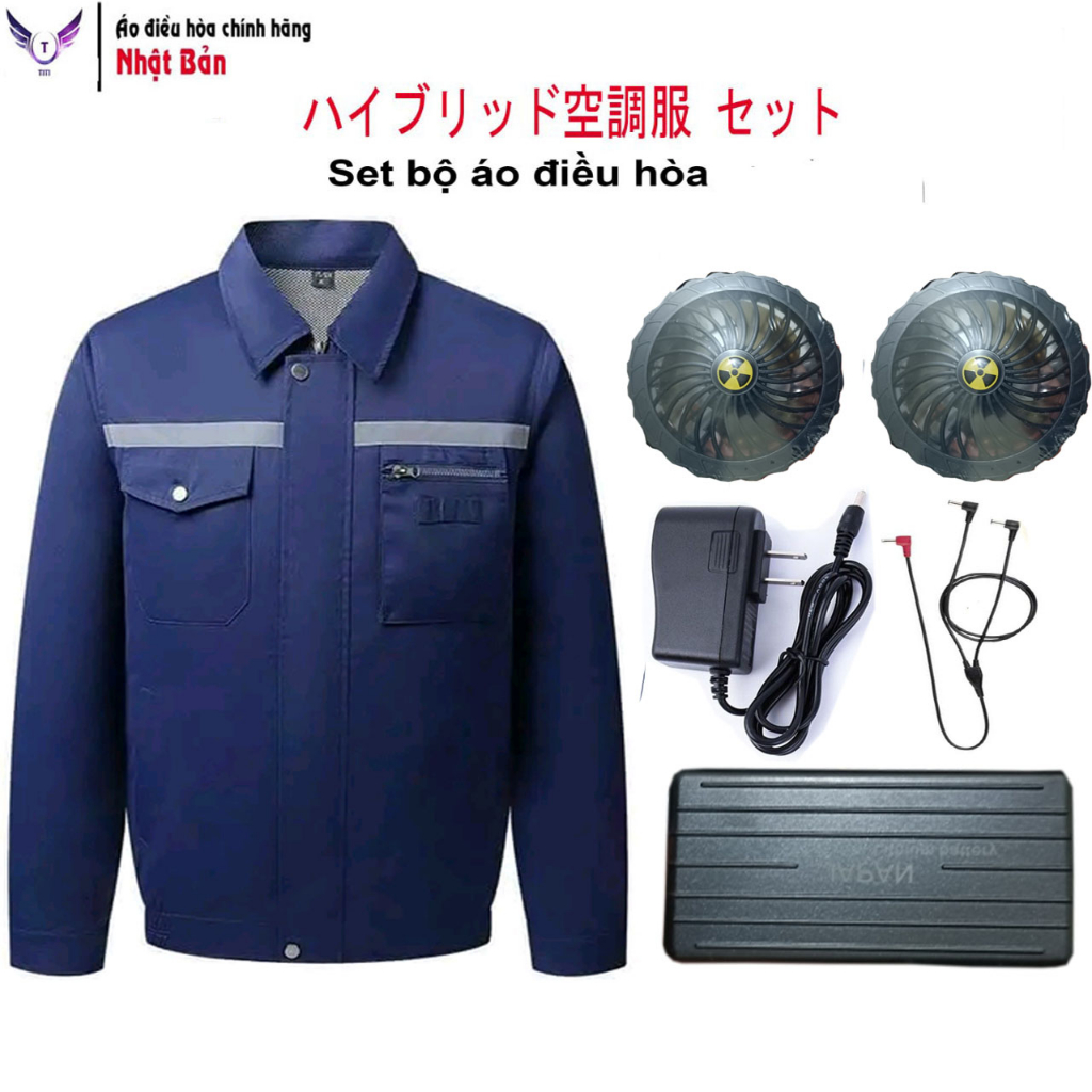 Áó điều hòa pin 30000mah 12V bảo hành 6 tháng