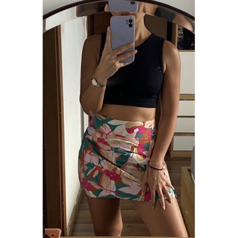 Chân váy linen f21 dư sale