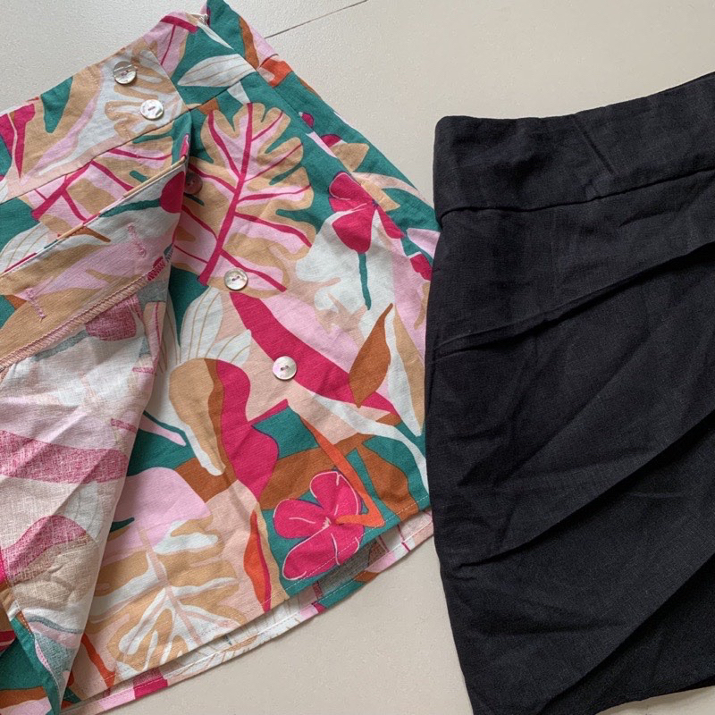 Chân váy linen f21 dư sale