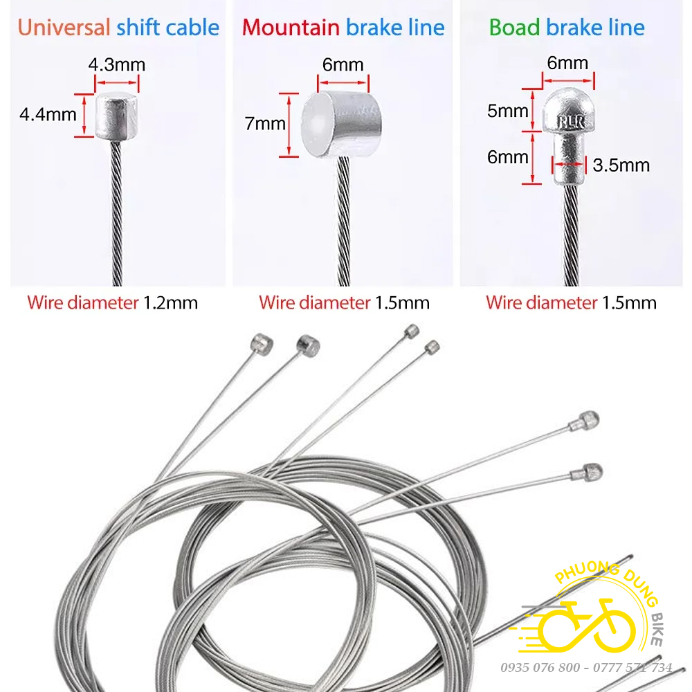 Ruột dây đề dây phanh xe đạp