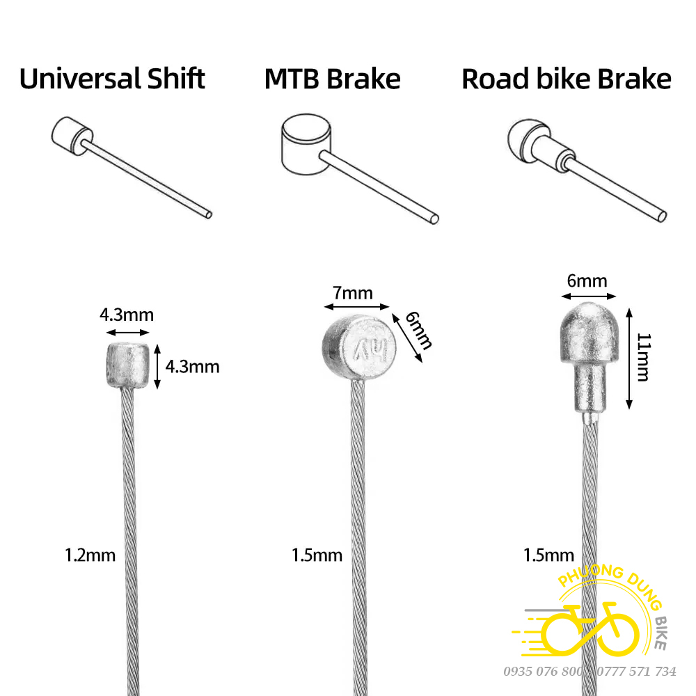 Ruột dây đề dây phanh xe đạp