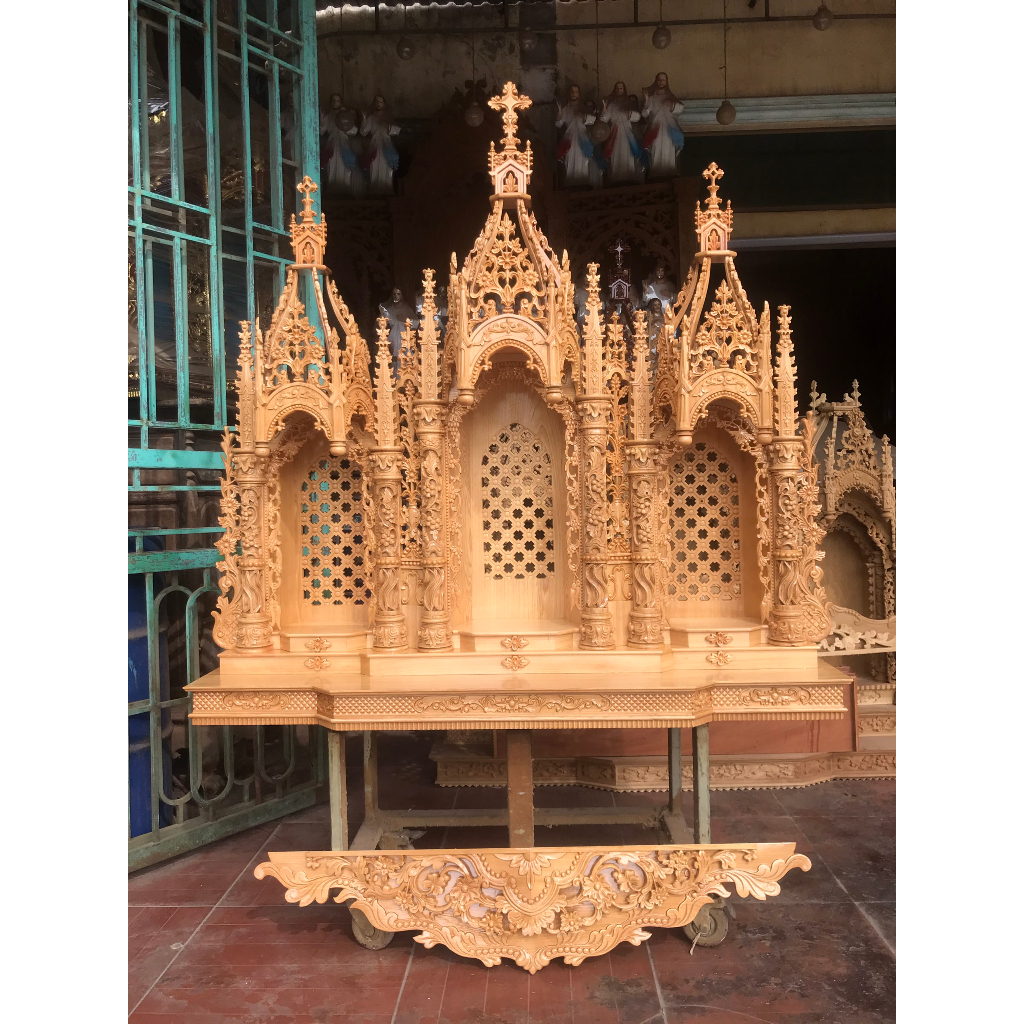Bàn thờ công giáo , Toà thờ Chúa , Tòa gỗ đẹp