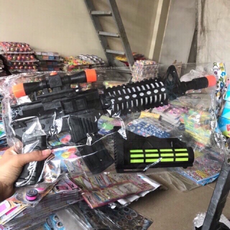 Đồ Chơi Súng Chạy Pin Có Đèn Có Nhạc Loại To Đẹp - Đồ Chơi Cho Bé Trai - LoiChoi Kids