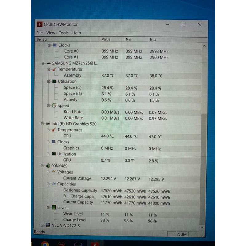 Laptop NEC VersaPro VK24MD-U